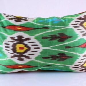 Ikat Pillow, Hand Woven Ikat Pillow Cover, Ikat throw pillows, Ikat Pillow, Designer pillows, Decorative pillows, Accent pillows image 1