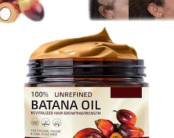 Batana Oil for Hair Growth, Hair Loss & Thinning Hair, Hair Regrowth Oil, Natural Scalp Treatment, Hair Care Oil for all genders hair