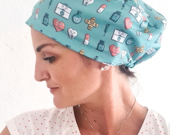 cappellino medico, cuffietta chirurgica, bandana dentista