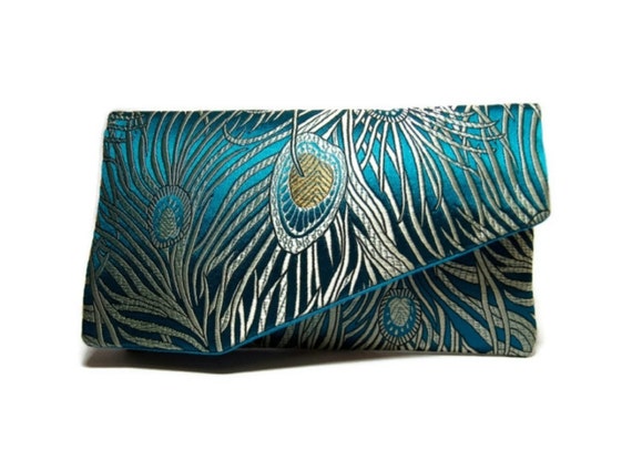 peacock clutch