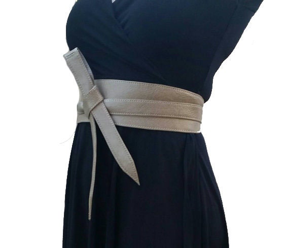 Neutral Leather Obi Belt Wide Wrap Belts Tie Belts Women Wraparounds Urban Belts Neutral Leather Obi Belt Wide Wrap Belts Tie Belts Women Wraparounds Urban Belts