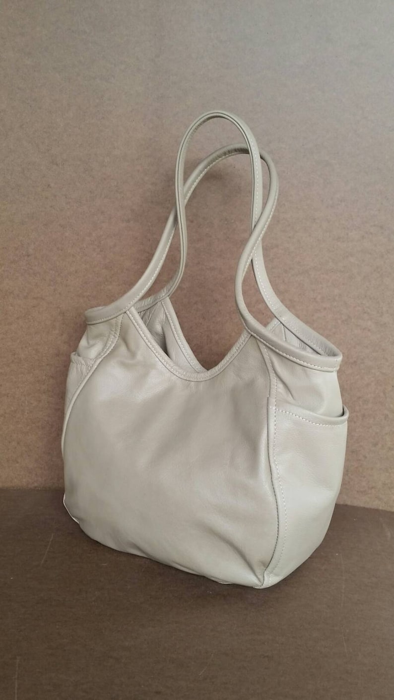 Casual Purses Retro Purse Amelia Handmade Bags Fashion Bags Sand Leather Tote Bag Shoulder Handbag Everyday Tote