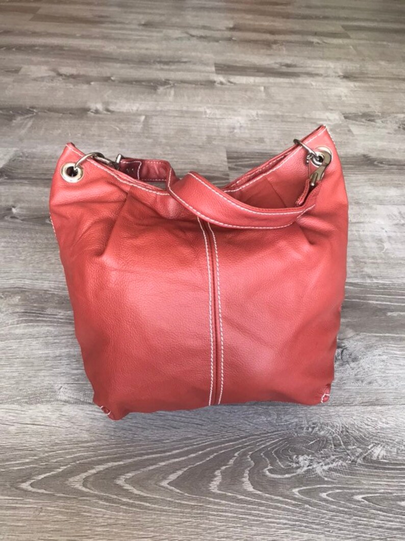 Leather Bag for Women Everyday Hobo Purse Unique Fashion - Etsy