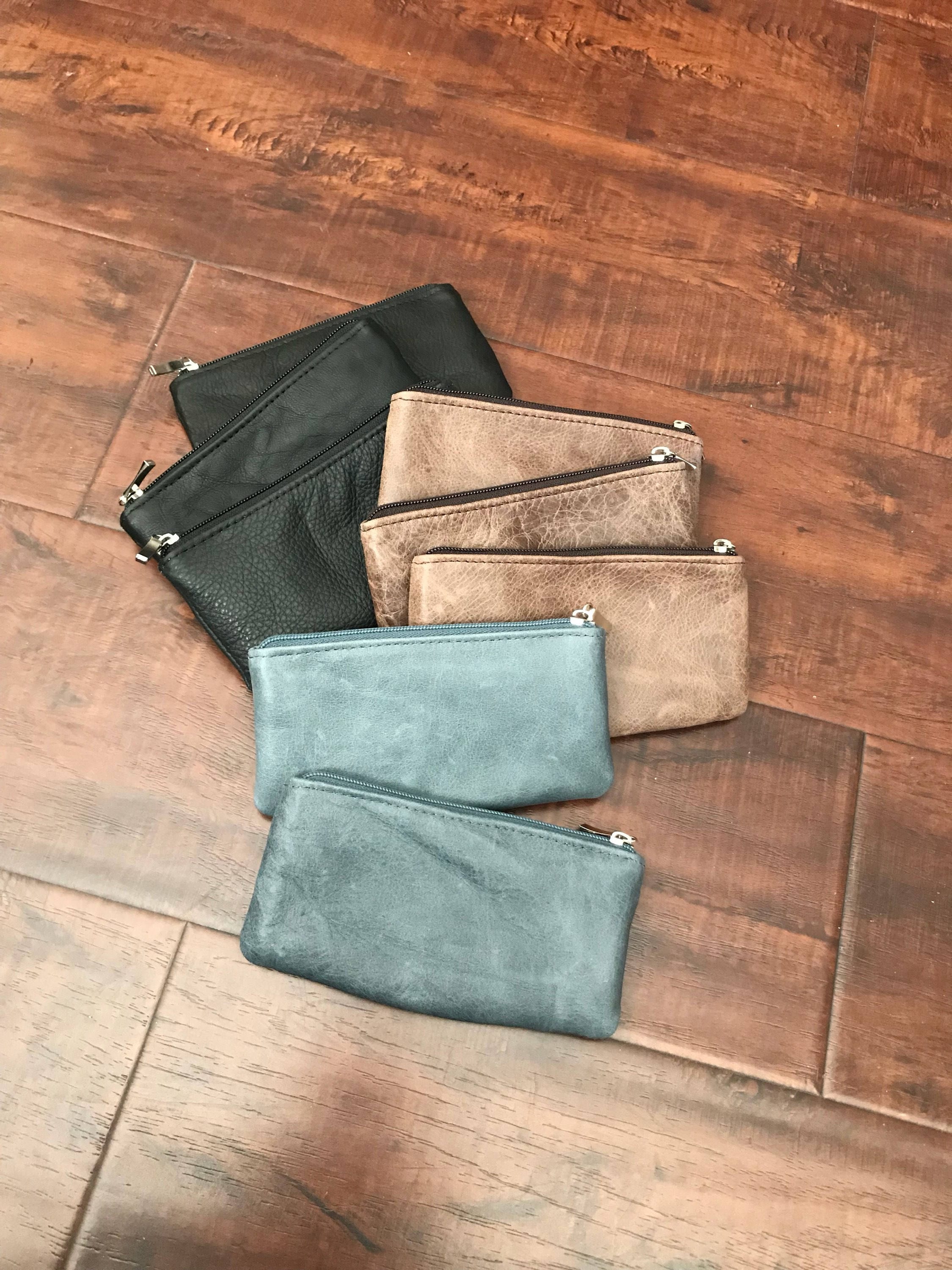 Small Leather Makeup Bag For Purse
