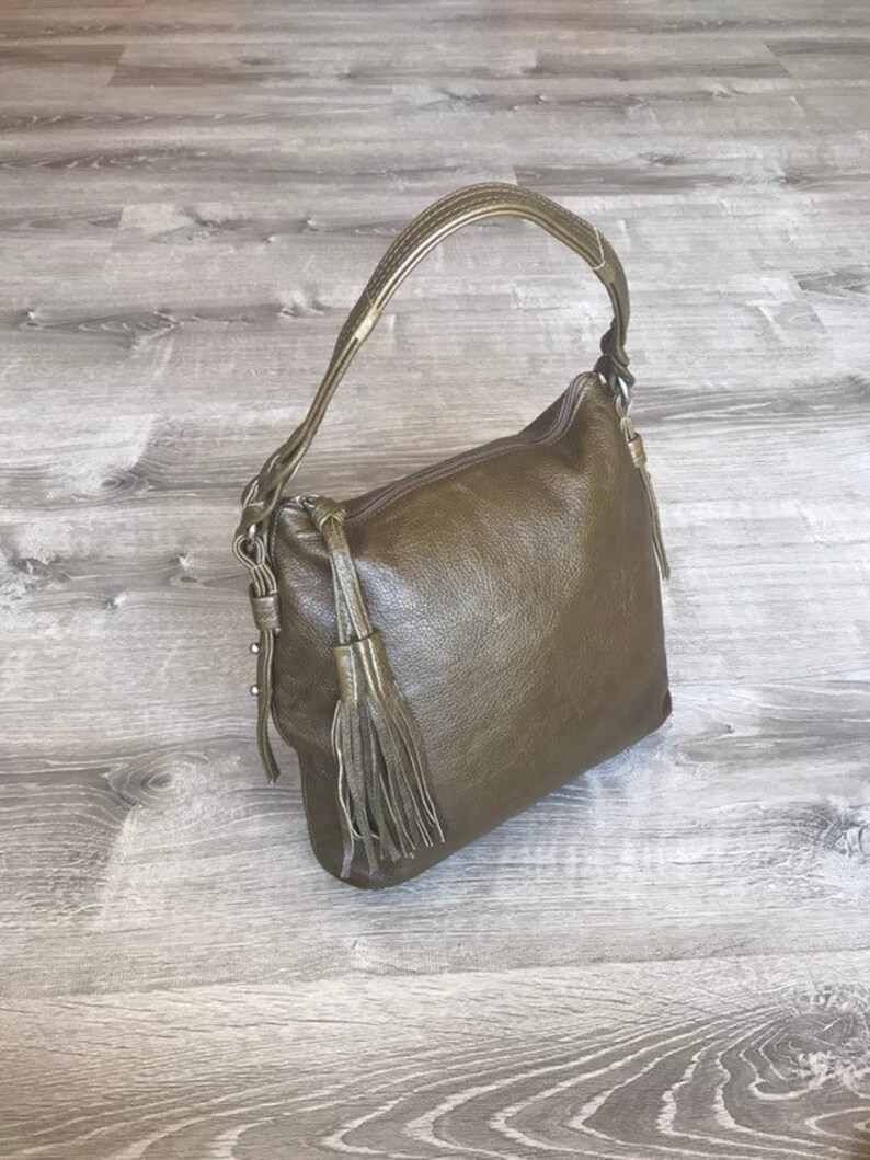 olive leather handbags