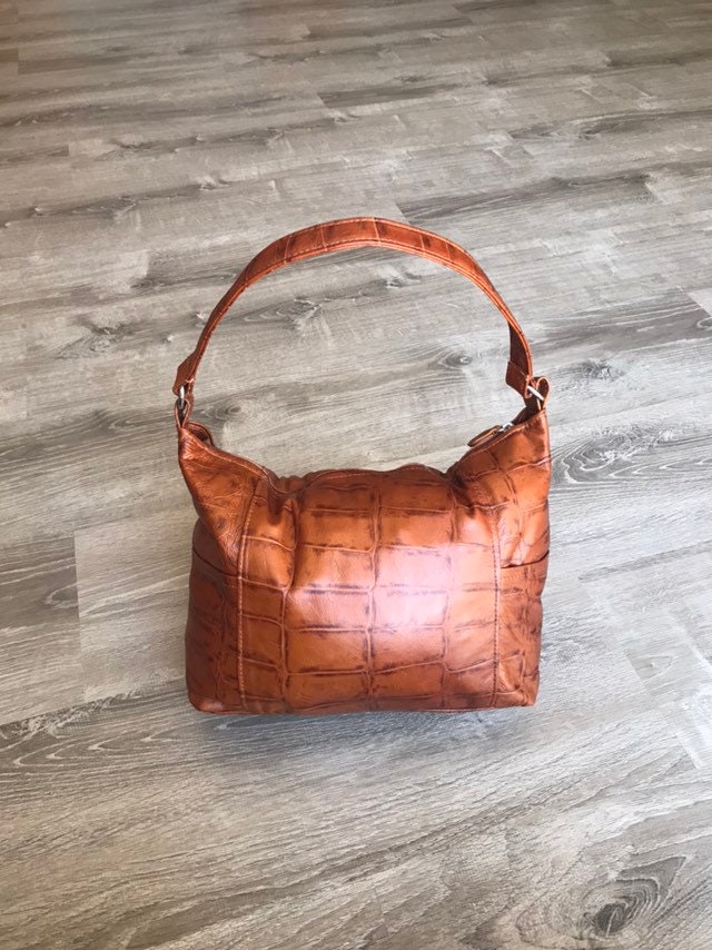 Brown Leather Bag Fashion Purse Everyday Shoulder Handbag | Etsy