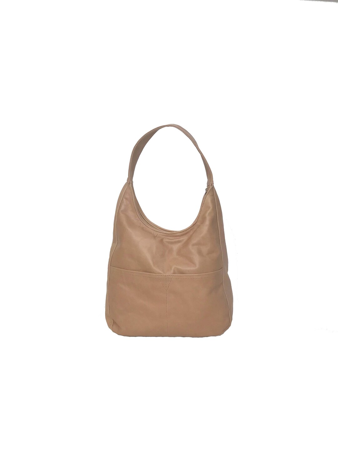 Camel Leather Hobo Bag Stylish Women Handbags Casual Leather Etsy