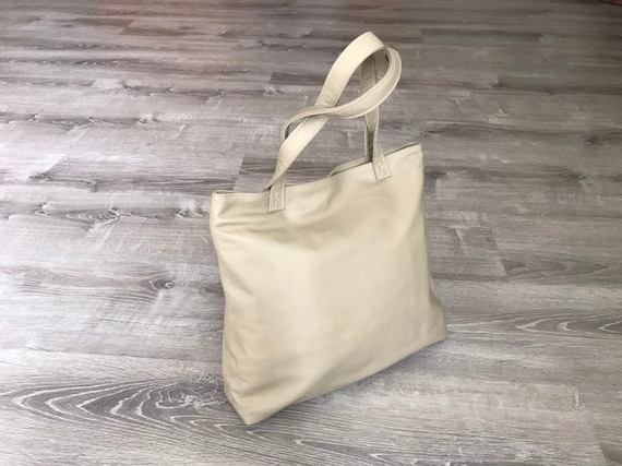 neutral leather handbags