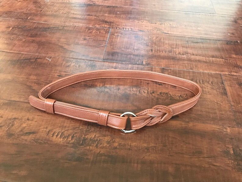 Brown Leather Belt Handmade Sash Belt Waist Belt Women | Etsy