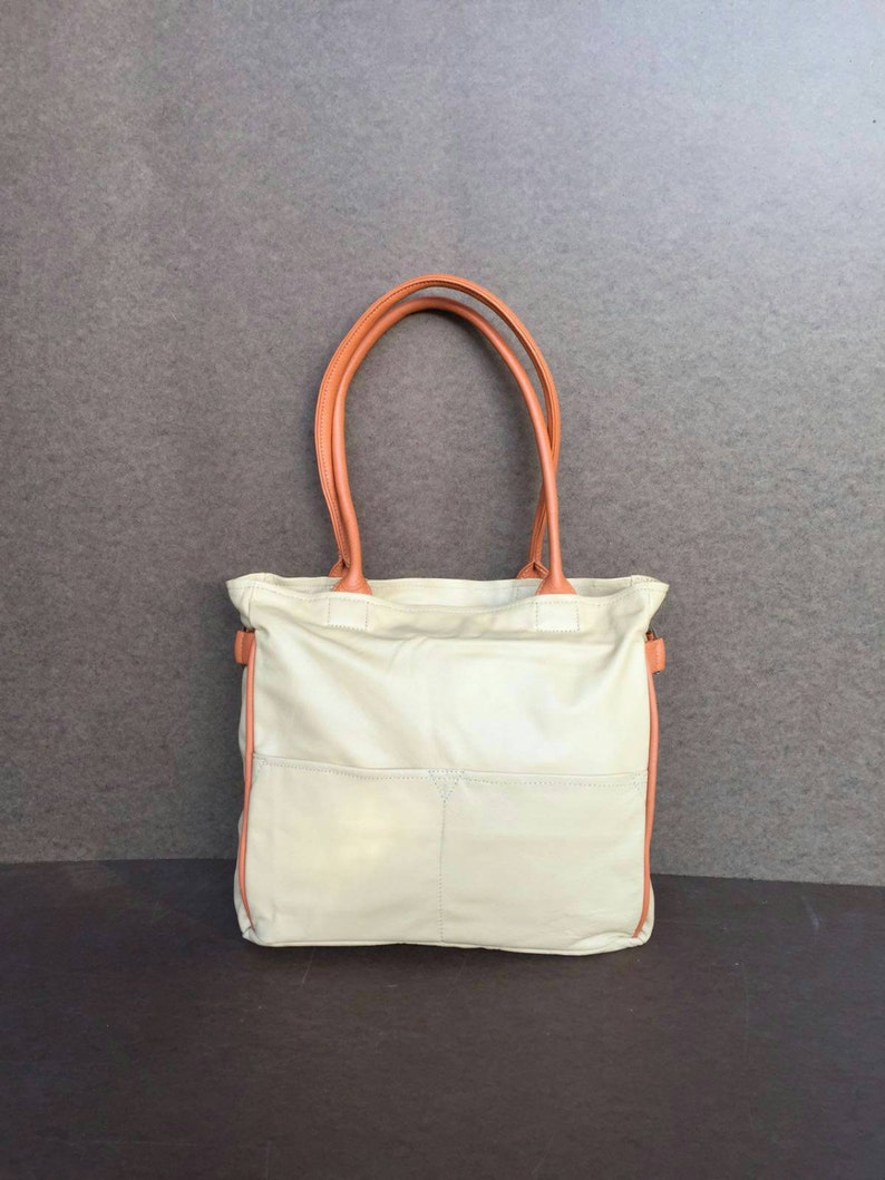 Handmade Leather Tote Bag Shoulder Handbag Original Bags | Etsy