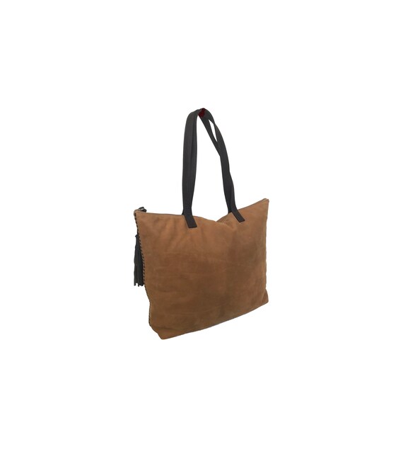 large suede tote bags
