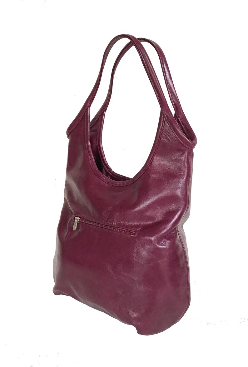 Women Leather Bags Slouchy Purse Shoulder Handbag Fashion | Etsy