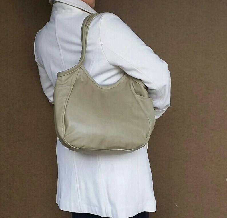 Casual Purses Retro Purse Amelia Handmade Bags Fashion Bags Sand Leather Tote Bag Shoulder Handbag Everyday Tote