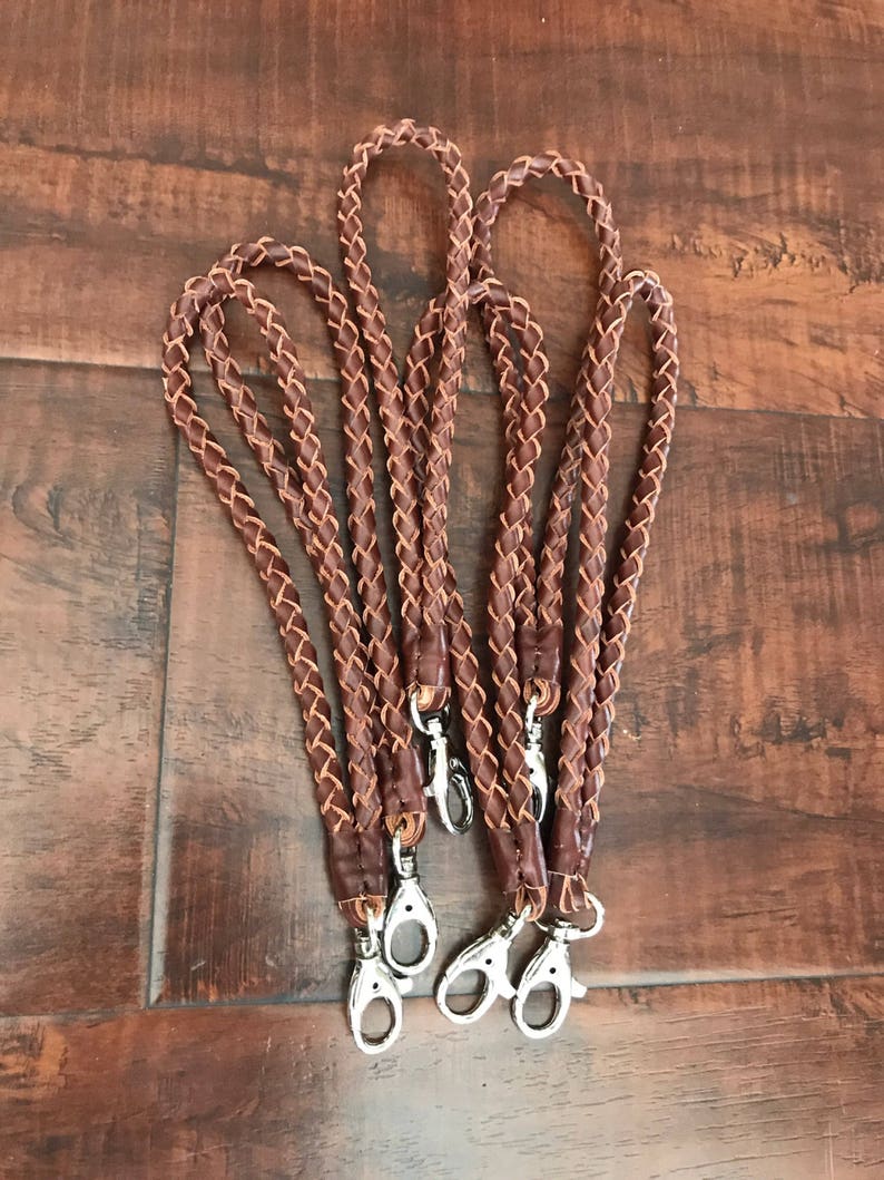 Brown Leather Wristlet Strap Key Chain Leather Keychain Key Etsy