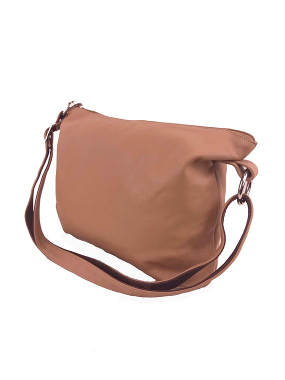 Camel Shoulder Crossbody Bag Purse Fashion Leather Handbag Etsy