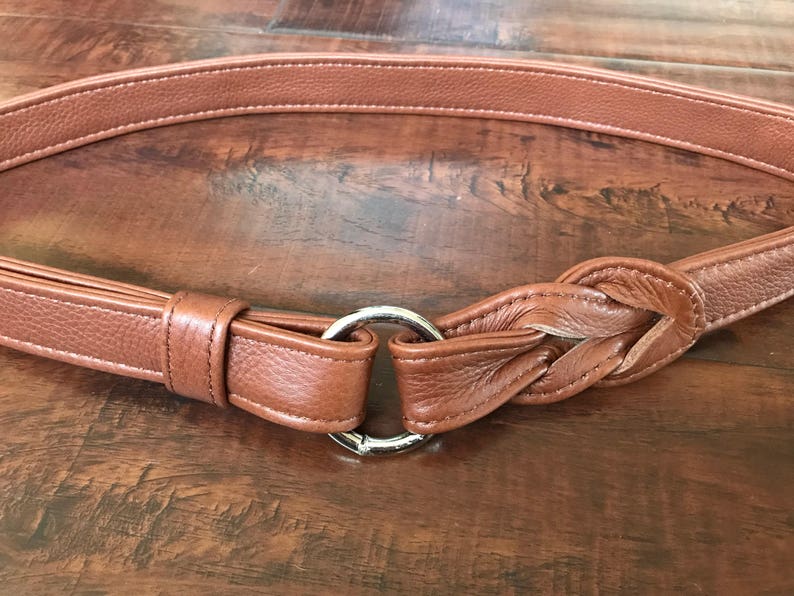 Brown Leather Belt Handmade Sash Belt Waist Belt Women | Etsy