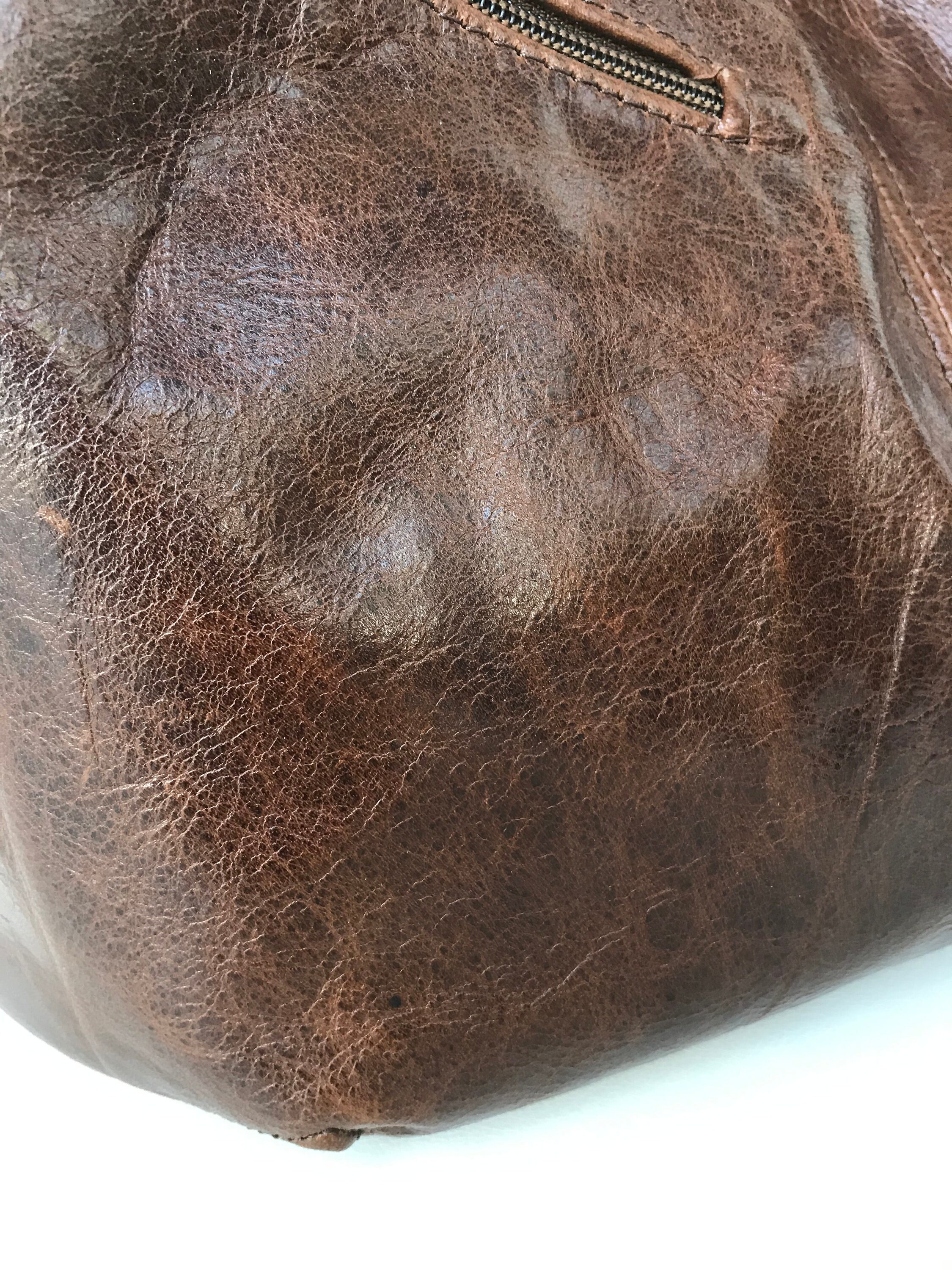 Distressed Brown Leather Hobo Bag for Women Handmade Handbags Etsy