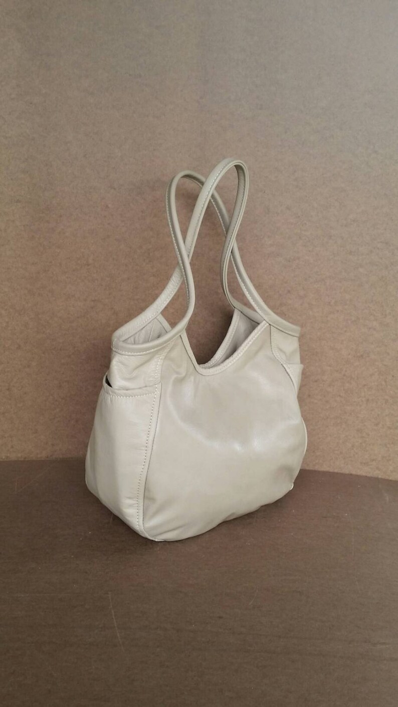 Casual Purses Retro Purse Amelia Handmade Bags Fashion Bags Sand Leather Tote Bag Shoulder Handbag Everyday Tote