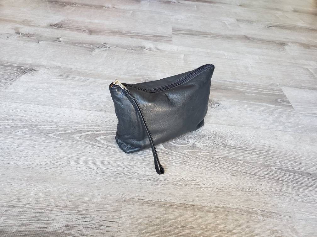 pouch purse with wrist strap