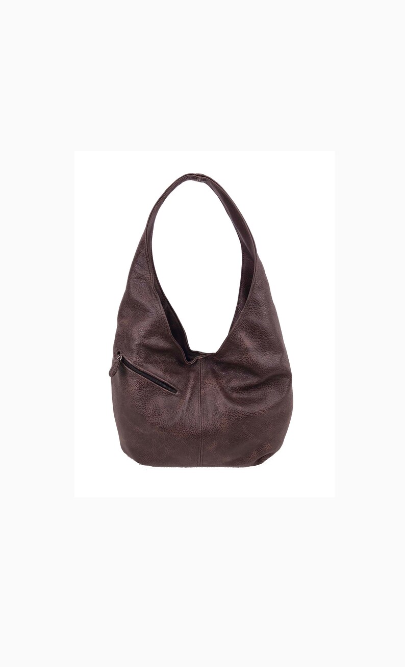 distressed leather handbags hobo