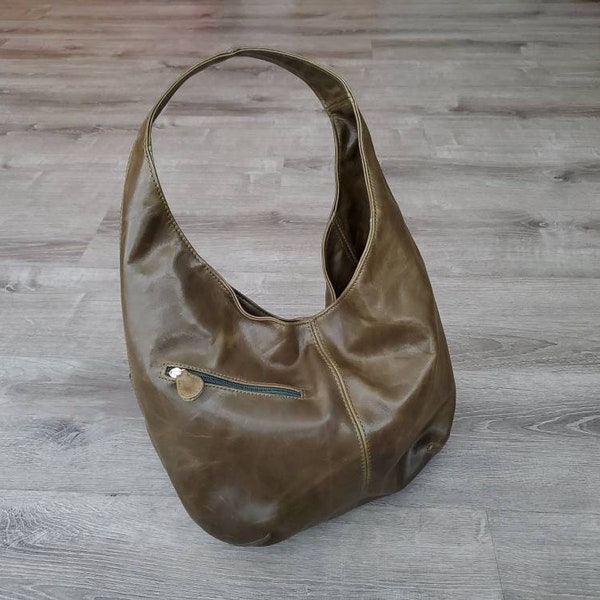 Leather Hobo Bag - Etsy