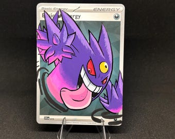 Pokemon TCG Gengar Hand-Painted Altered Art Card | Custom Artwork | One of a Kind