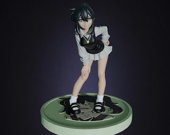 Miniatura verde | Figura de fantasia | Figura de anime | Estátua impressa em 3D feita à mão | Item colecionável para presente | Figura sem pintura - Figura pintada