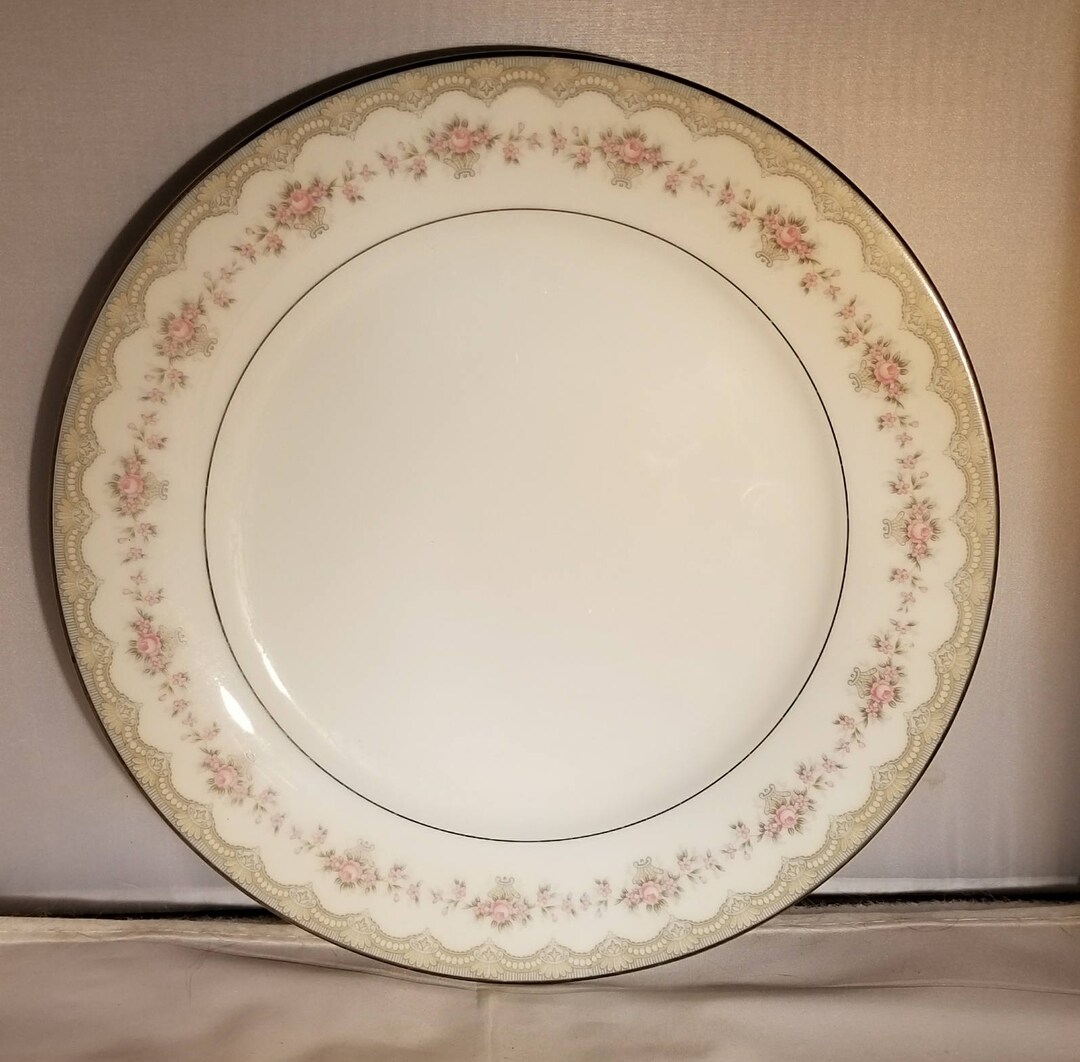 Noritake Japan Dinner Plate Glenwood Pattern 5770 Etsy