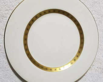 Placa de Ensalada, Castleton (EE.UU.) China, Patrón Clásico Dorado