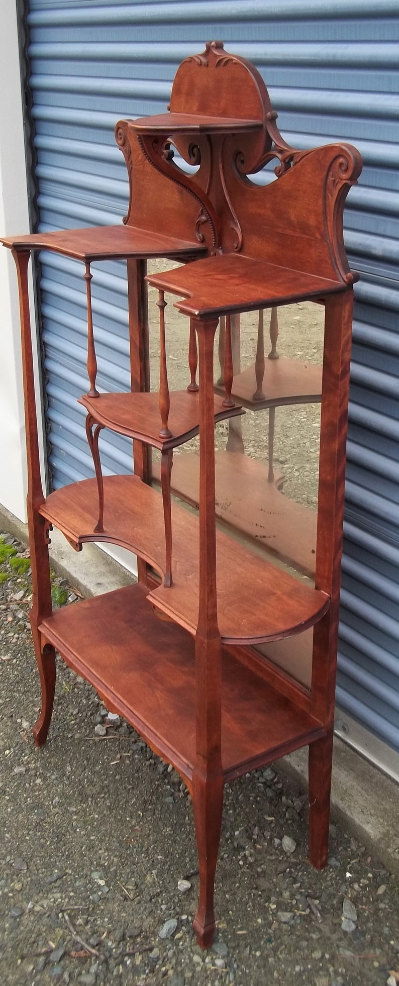 Victorian EtagereWhat Not Shelf for display