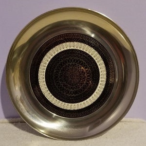Mid-Century Modern Dura Brass Serving Bowl, 1960s