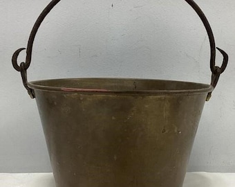 Antique Brass Bucket