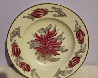 Vintage Hand Painted Cream Soup Bowl, Hutschenreuther Selb Bavaria Germany 1950s