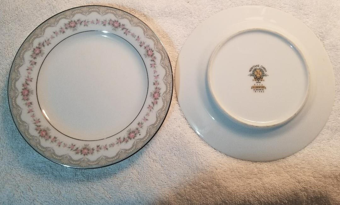 Noritake Japan Salad Plate, Glenwood Pattern 5770 Etsy Australia