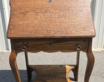 Larkin Style Ladies' Secretary/Drop-front Desk, 1900-1910  - FREE SHIPPING