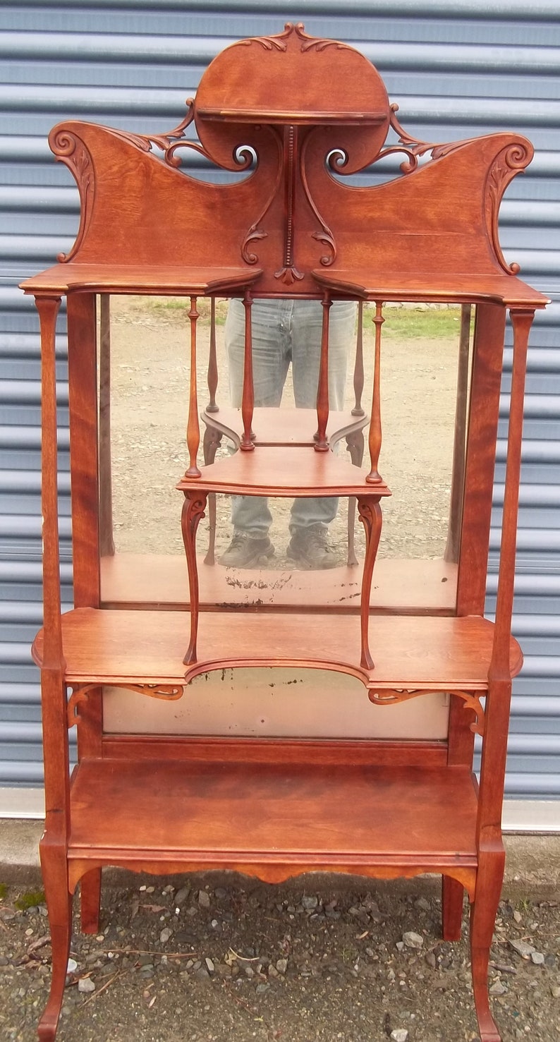 Victorian EtagereWhat Not Shelf for display