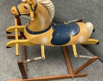 Vintage Bouncy/Hobby Horse, 1940s -  FREE SHIPPING