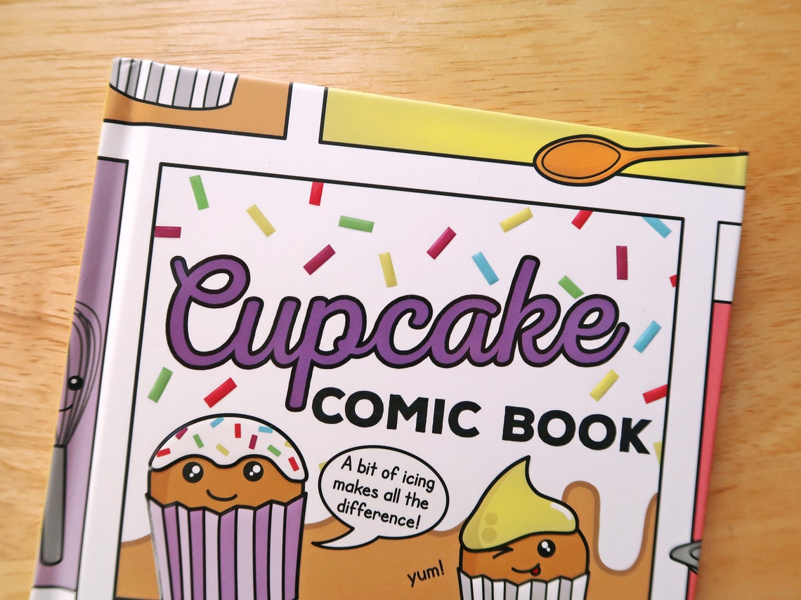 Cake Decorating Gift Set Cupcake Recipe Book Cute Baking Etsy