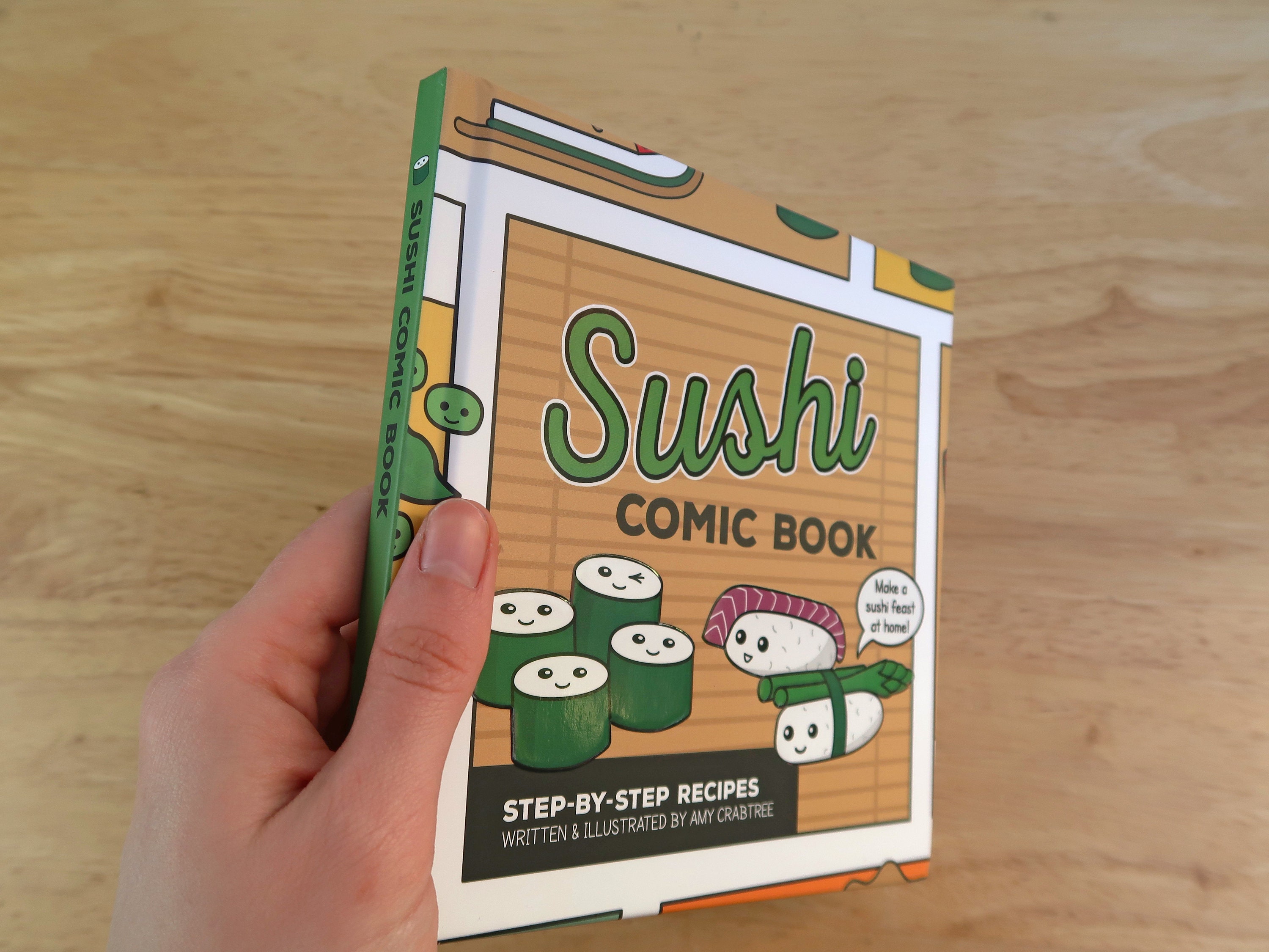 Sushi Comic Book Japanese Sushi Recipe Book Cute Japanese Gift Kawaii How  to Make Sushi Japan Gifts Cookery Book Making Sushi -  Israel
