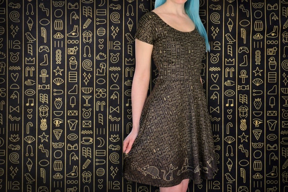 open lace back dress EGYPTIAN COSTUME main image 0