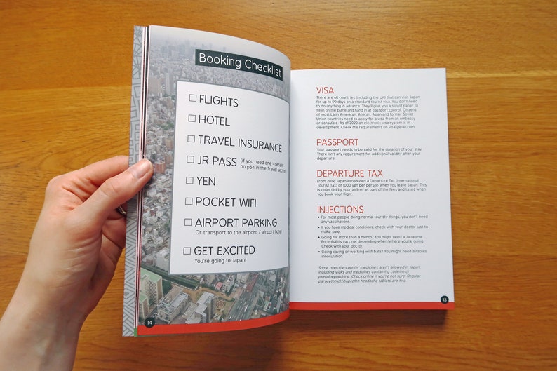 Booking checklist of things to remember when planning your trip