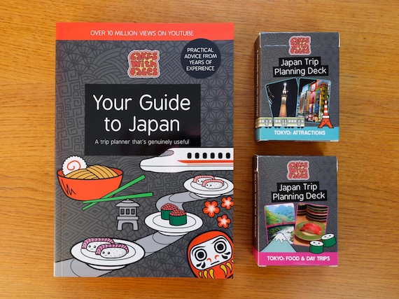Japan Trip Gift Set - Going to Japan Bundle - Tokyo Trip / Holiday Present - Japan Trip Planner - Book & Planning Guide