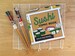 How to Make Sushi Recipe Comic Book Gift Set inc. Japanese chopsticks & sushi rolling mat - Cute Sushi Gift - Japan Gift - Sushi making set 