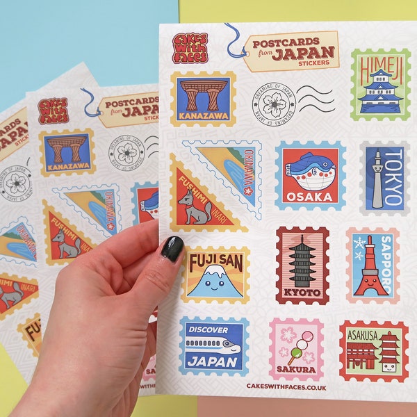 Japanese Stickers Etsy