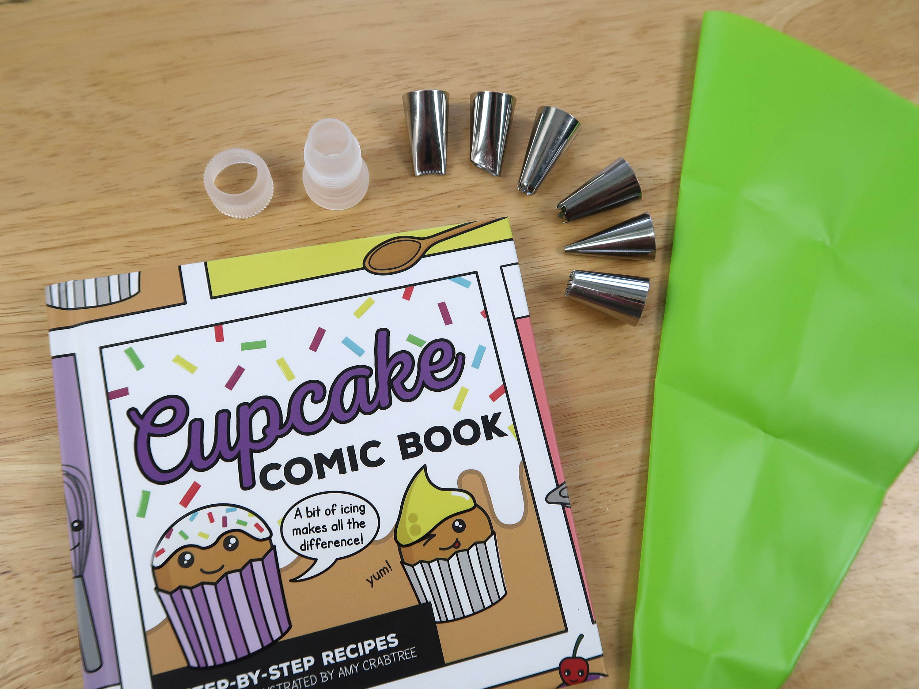 Cake Decorating Gift Set Cupcake Recipe Book Cute Baking Etsy