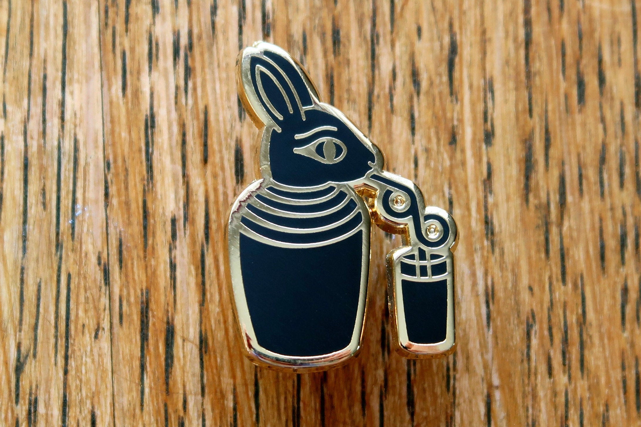 Ancient Egyptian Rabbit Pin Enamel Pin Badge Ancient Egypt Etsy