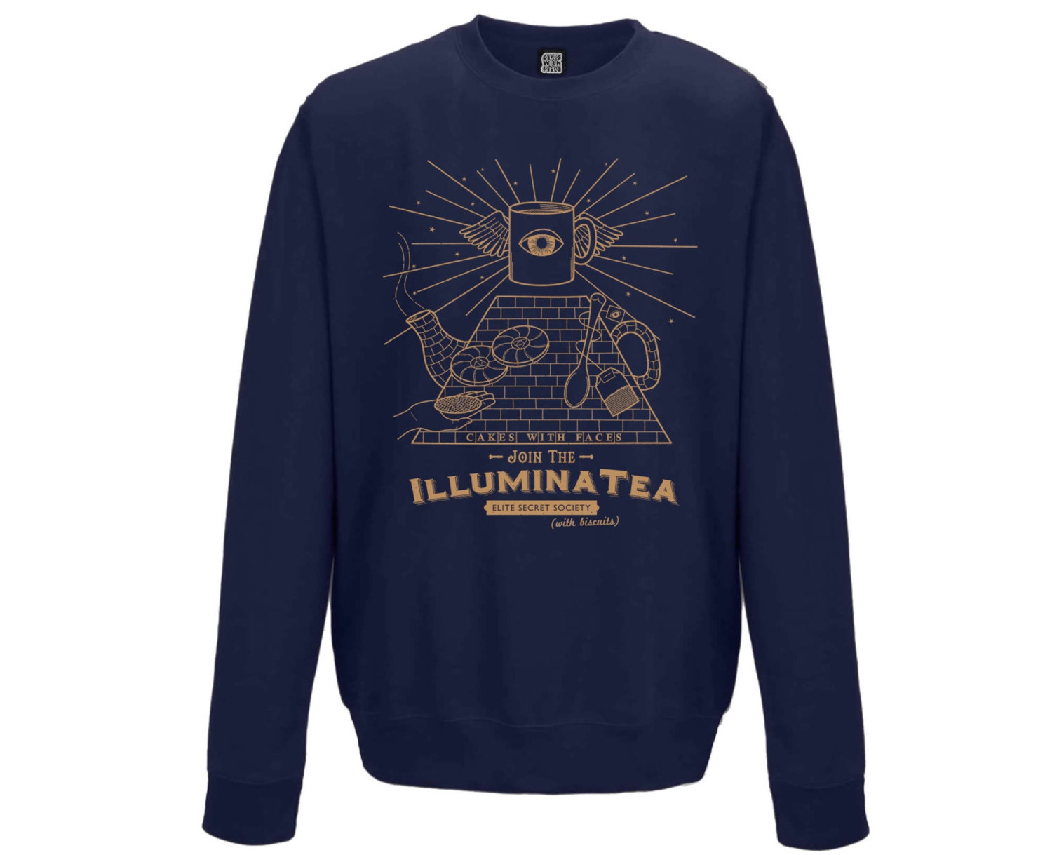 ILLUMINATEA Illuminati Sweatshirt - Funny Sweater - Tea Gifts - Clothing -  Gothic / Occult / Dark - Alternative Fashion - Tea Lovers - Etsy