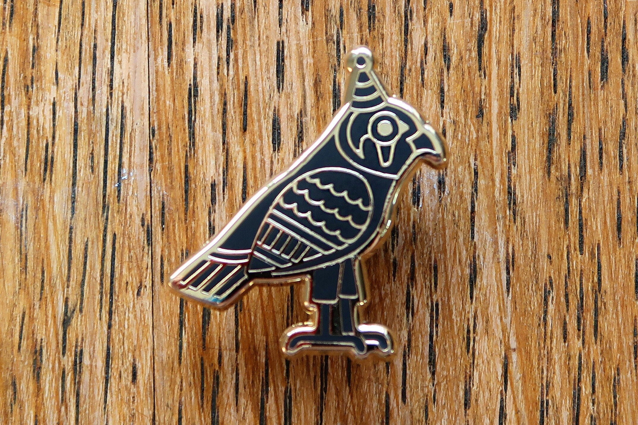 Egyptian Hawk Pin Egypt Pins Enamel Pin Badge Black & Etsy