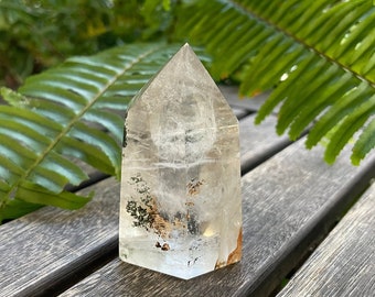 Quartz Points with Inclusions, Clear Quartz Crystals, Power Points, Healing Crystals, Healing Stones, Druze, Geode, Cathedral, Akashic