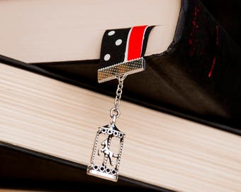 The Night Circus Ribbon Bookmark | Cirque des Reves Black Bookish Bookmark